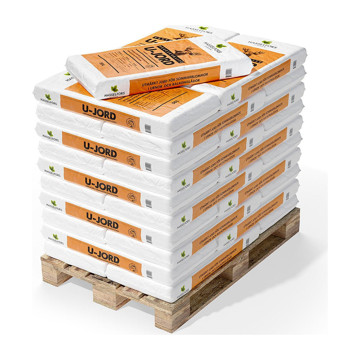 Hasselfors U-Jord, 50 liter, 42st, Helpall