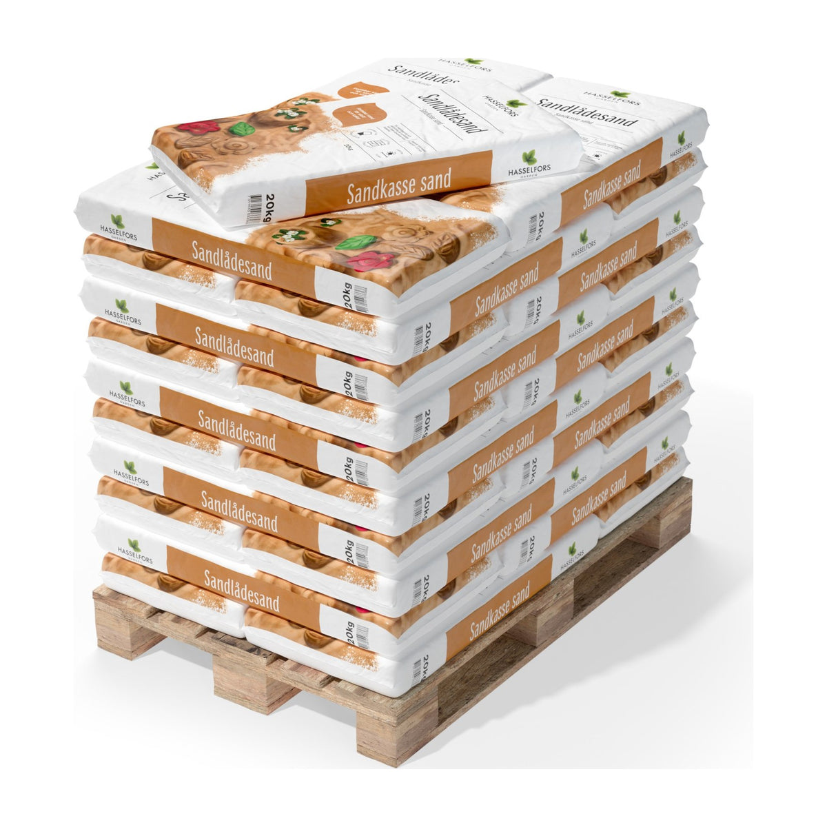 Hasselfors Sandlådesand, 20kg, 42st, Helpall