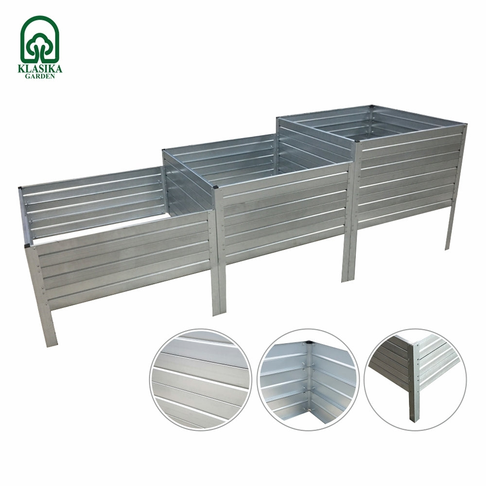 Odlingslåda Klasika Garden trappform 225 × 75 cm | https://www.baumera.de/3620-large_default/modulare-hochbeete-klasika-garden-treppe.jpg