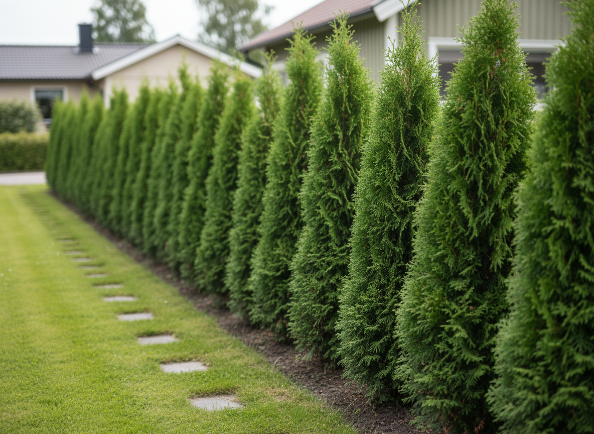 Thuja Smaragd 160-180 - Rotklump - LQ