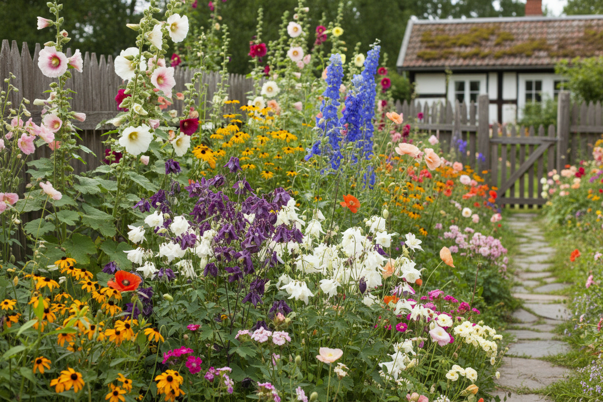 Trädgårdsblommor