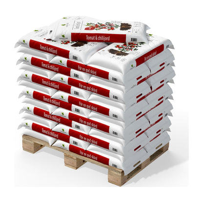 Hasselfors tomat &amp; Chillijord, 15 liter, 51st, Halvpall