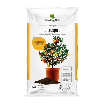 Hasselfors Citrusjord, 40 liter, 48st, Helpall