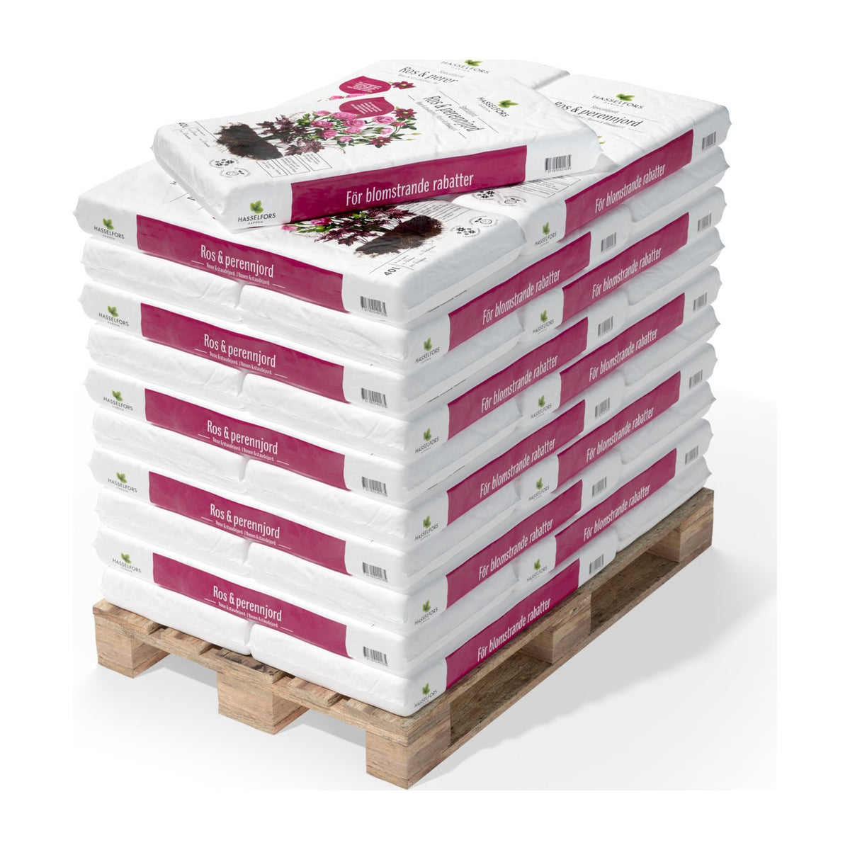 Hasselfors Ros &amp; Perennjord, 40 liter, 48st, Helpall