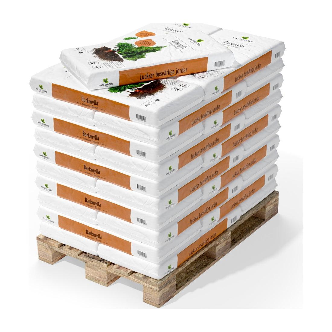 Hasselfors barkmylla, 40 liter, 51st, Helpall
