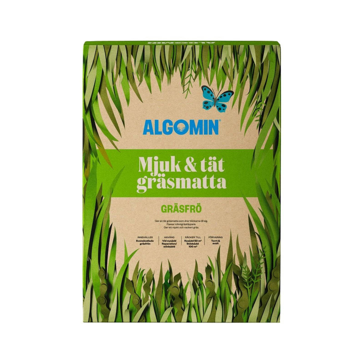 Köp ALGOMIN GRÄSFRÖ MJUK &amp; TÄT 5 KG ALGOMIN gräsfrö