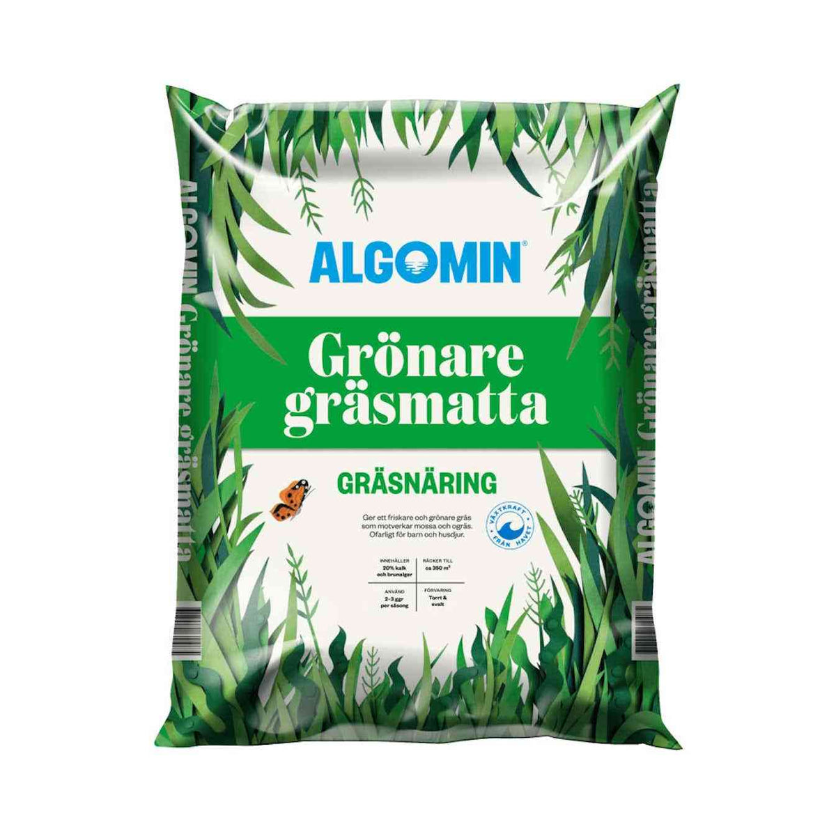 Köp ALGOMIN GRÖNARE GRÄSMATTA 13 KG ALGOMIN Gödsel