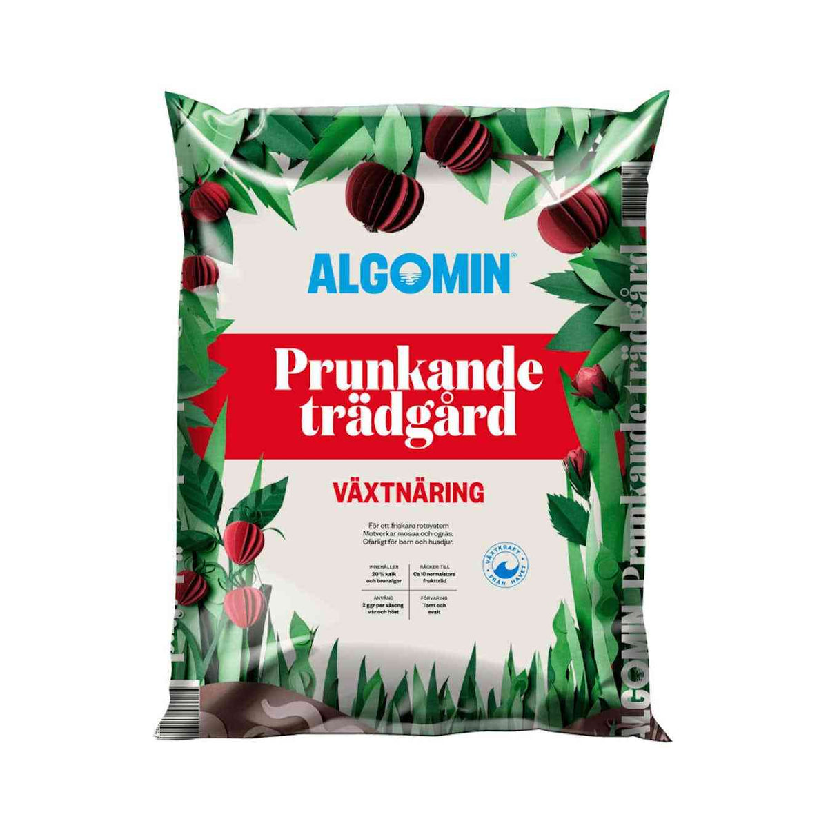 Köp ALGOMIN PRUNKANDE TRÄDGÅRD 8 KG ALGOMIN Gödsel
