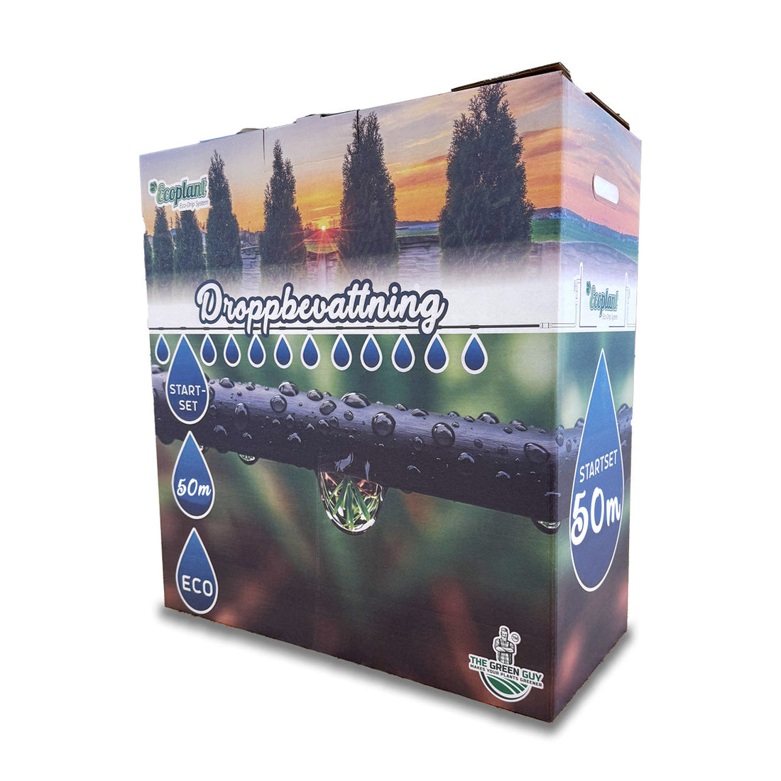 Droppslang, 50 meter, Startset » Ecoplant