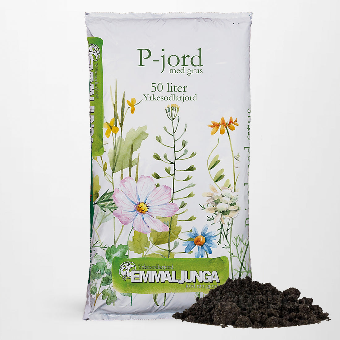 Emmaljunga P-Jord med Grus 50L - Helpall 39st