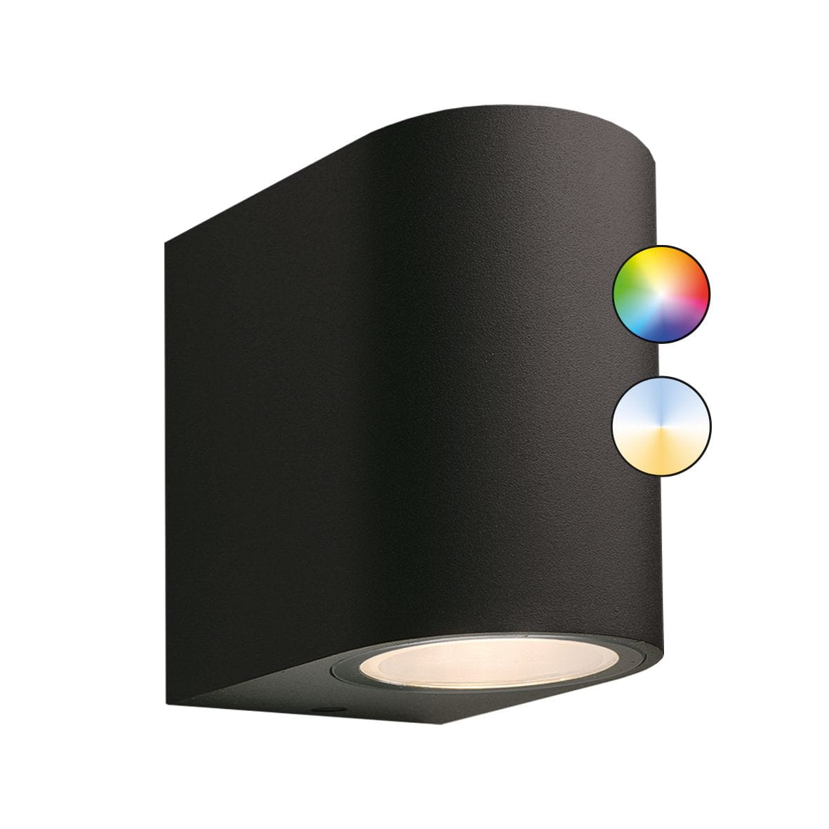 Glivus Vägglampa LED Svart Aluminium