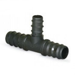 PP T-korsning tryck polyeten 25x16x25 för rör