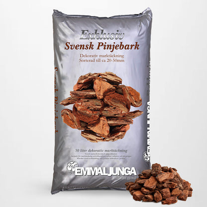 Emmaljunga Svensk Pinjebark 50L - helpall 39 st