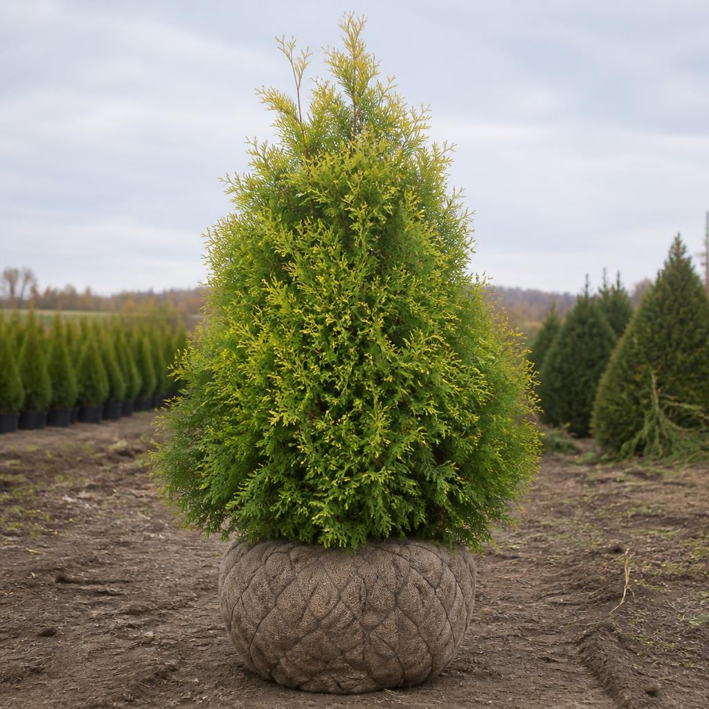 Thuja King of Brabant rotklump 120-160 cm i outlet-kvalitet