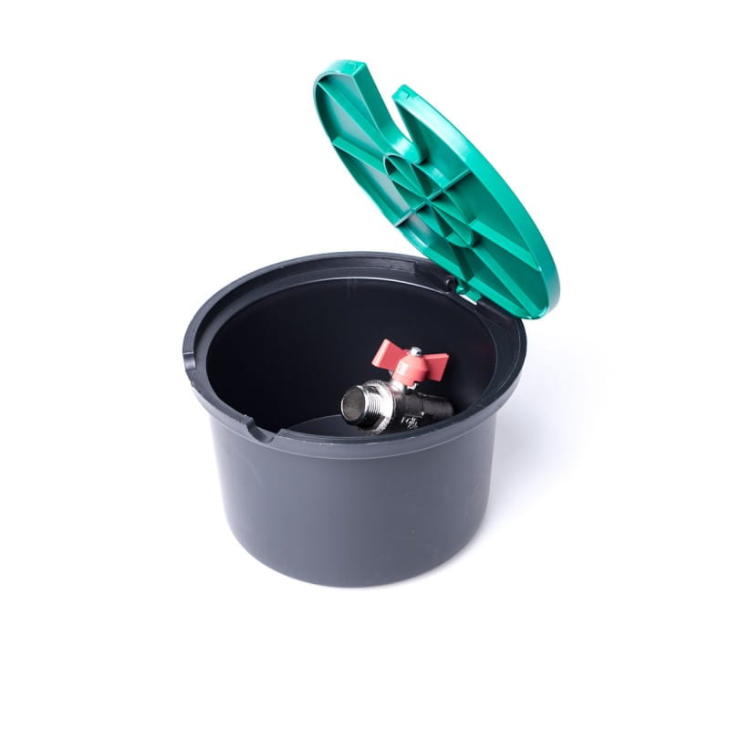 Brunn med ventil 3/4" för trädgårdsanvändning